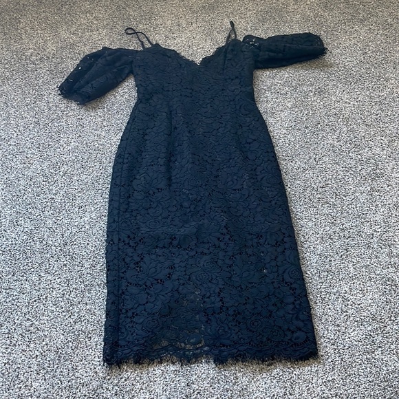 Bardot Lace MIDI off the shoulder dress. Never worn! - Picture 1 of 3